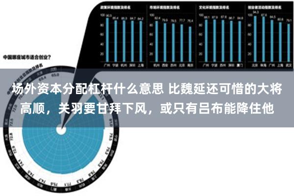 场外资本分配杠杆什么意思 比魏延还可惜的大将高顺，关羽要甘拜下风，或只有吕布能降住他