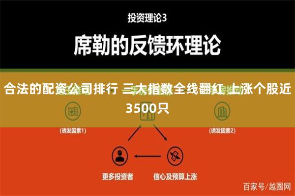 合法的配资公司排行 三大指数全线翻红 上涨个股近3500只