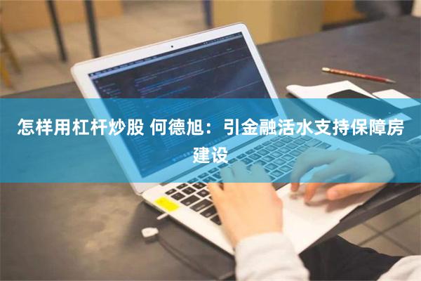 怎样用杠杆炒股 何德旭：引金融活水支持保障房建设